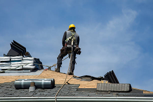 Professional Gutter Installation technician working in Bryceville, FL